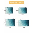 thumbnail image 7 of Large Induction Cooktop Protector Mat Blue Teal Ombre Stove Top Covers for Electric Stove, Coastal Beach Modern Abstract Art Decorative Stove Burner Cover Mats, Glass Top Stove Cover, 7 of 7