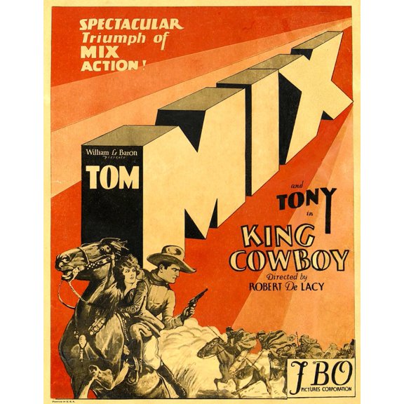 King Cowboy Canvas Art -  (11 x 17)