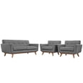 thumbnail image 2 of Modway Engage Armchairs and Loveseat Set of 3 in Expectation Gray, 2 of 6