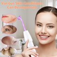 thumbnail image 4 of Varita facial de alta frecuencia - Uaike 4 en 1 máquina facial portátil violeta de alta frecuencia - Dispositivo de varita para la piel de la cara en casa con 4 tubos de vidrio morado, 4 of 5