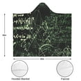 thumbnail image 3 of Wearable Blanket,Math Equations Glowing Green Pattern Hooded Wearable Sherpa Blanket for Adults & Teens,Winter Poncho Shawl Wrap Cape Thick Warm,50"x60", 3 of 5