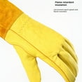 thumbnail image 4 of 1Pc Garden Glove Wear Resistant Puncture Proof Breathable Elbow Length Full Coverage Labor Long Elbow Glove Yellow S, 4 of 8