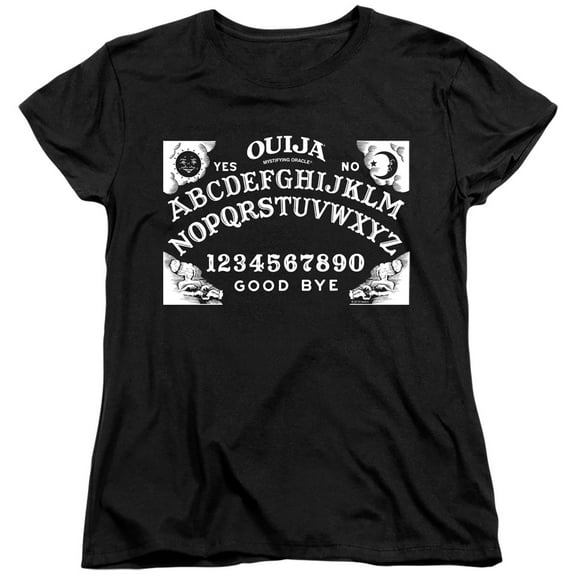 Ouija - Board On Black - Women's Short Sleeve Shirt - Medium