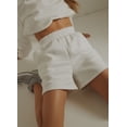 thumbnail image 2 of Womens Athletic Workout Sports Shorts Elastic Waist Pull-On SweatShorts Running Lounge Bottoms Shorts Tracksuit, 2 of 10