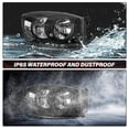 thumbnail image 3 of For 2006-2009 Dodge Ram 1500 2500 3500 Pair Headlights Black Clear Headlamps, 3 of 6
