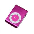 ZAROYEAX Support TF Mini Clip Metal USB MP3 Music Media Player (Random Button Color)
