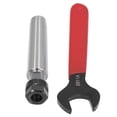 thumbnail image 3 of Collet Chuck Holders 2Pcs/Set Taper Collet Chuck Holder Piezas de torno de fresado CNC de acero de alto carbono con llave, 3 of 14
