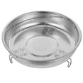 thumbnail image 4 of BRIGHTFUFU Cesta de lavado ajustable cesta de vapor desmontable estante de vapor con mango, 4 of 8