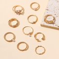 thumbnail image 4 of HAHDAXIA Stocking Stuffers for Teens Gold Stackable Rings Set for Women Vintage Knuckle Rings for Teen Girls Midi Rings Pack Statement Bohemian Stacking Rings for Women Multiple Rings Pack, 4 of 6