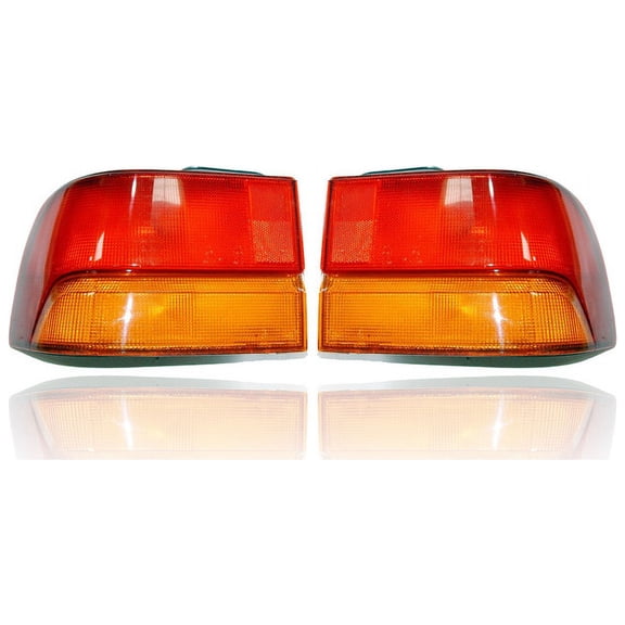 Tail Light - Compatible/Replacement for '92-94 Hyundai Sonata - Inner On Trunk Lid - Pair, Left Driver   Right Passenger Set - 9240633550, 9240533550 - OEM