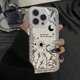 thumbnail image 3 of Funda de teléfono con IMD de plata galvanizada con estrella y luna fresca para iPhone 15, 16 Pro Max, 14, 13, 12, 11 Pro, XR, XS, 7, 8 Plus, carcasa trasera a prueba de golpes, 3 of 5