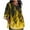 Yellow, variant on FcBaudy Womens Tops, Shirts for Women, Short Sleeve Round-Neck Blouses & Shirts Women's Ladies Fashion Casual Cropped 3/4 Sleeve Printed Loose Shirt Blouse Top Women Blouse