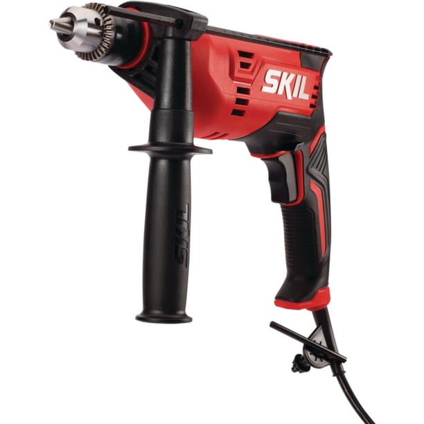 Taladro con cable SKIL DL181901 de 7,5 amperios y 1/2 con mango de asistencia lateral