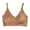 Coffee, variant on Women's Seamless Wireless Bra Plus Size Gathering Lingerie, Side Breast Collection Sport Underwear, No Steel Ring Fitness Bralette, Full Coverage Yoga Vest, Anti Sagging Breathable Shaping Top