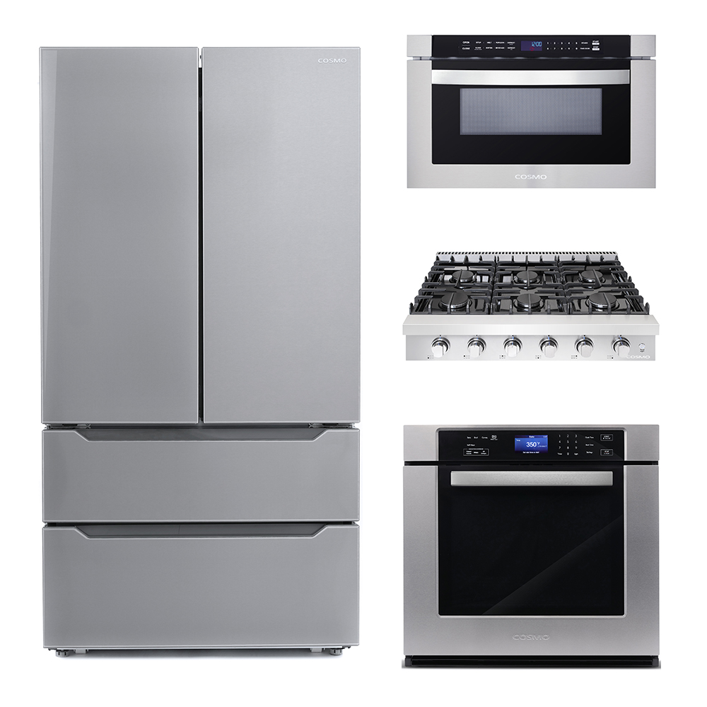 double wall oven with slide under door