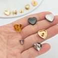 thumbnail image 4 of 12mm Heart Shape Rivets Crossing Screw Studs Set, Rustproof Leather Repair Decorate Crafts, Upgrade Your Items with This Stud Set, Suitable for Belts, Bags, Shoes, and More, 4 of 7