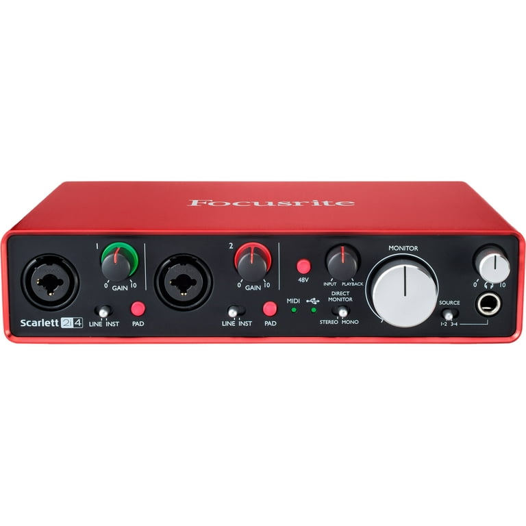 Focusrite Scarlett 2i4 (2nd Gen) - Audio interface - 24-bit - 192