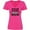 Hot Pink, variant on Inktastic Autism Awareness Autism Mom with Puzzle Ribbons Women's V-Neck T-Shirt