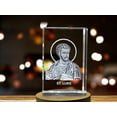 thumbnail image 3 of St. Luke | Patron Saint of Artists and Physicians Gift | Religious 3D Engraved Crystal, 3 of 6