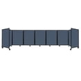 thumbnail image 1 of "Versare Room Divider 360 Portable Wall Partition | 7 Panels Wide | 19'6" x 4' Ocean Fabric Panels", 1 of 7