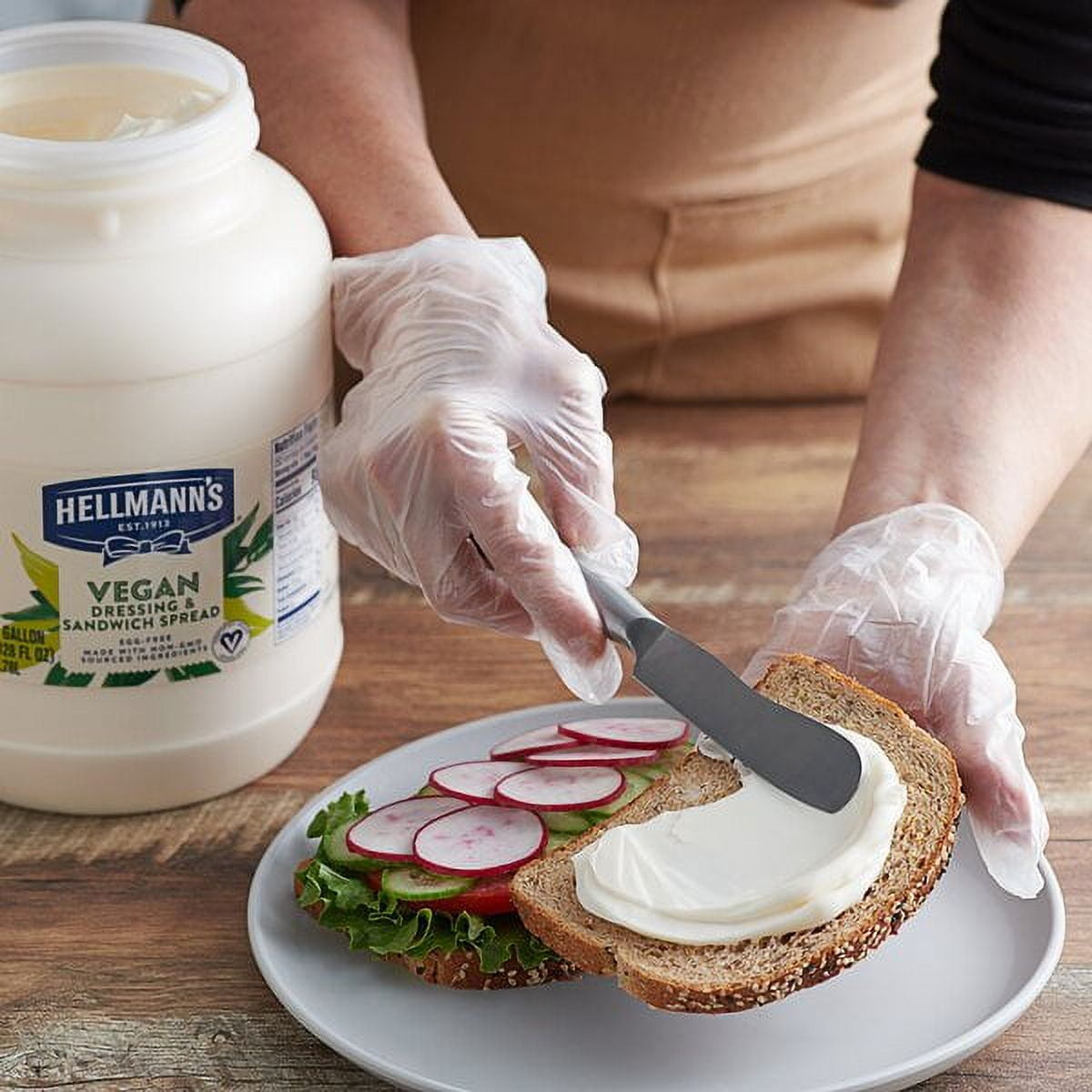 (Price/Case)Hellmann'S Spread Vegan Mayonnaise 4 1 Ga