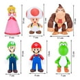 thumbnail image 2 of Super Mario Bros Figura Coleccionable ZHCH Mario Luigi Yoshi Peach Mushroom PVC, 2 of 5