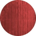 thumbnail image 1 of Ahgly Company Indoor Round Abstract Red Contemporary Area Rugs, 3' Round, 1 of 4