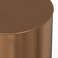 thumbnail image 5 of Simpli Home Simpli Home Curtis Industrial 16 inch Wide Metal Metal Cylinder Accent Table in Ombre Black / Copper, Fully Assembled, 5 of 9