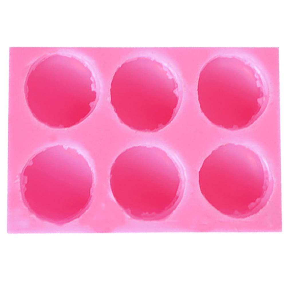 6Cavity Macaron Silicone Molds Cake Decorating Tools DIY Baking Mold