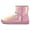 Pink, variant on Kushyshoo Girls Snow Boot Colorful Sparkle Sequins Winter Boots Lightweight for Little Kids Size 11