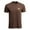 Brown Heather, variant on VORTEX Adult Male Counting Sheep T-Shirt, Color: Brown Heather, Size: 2XL