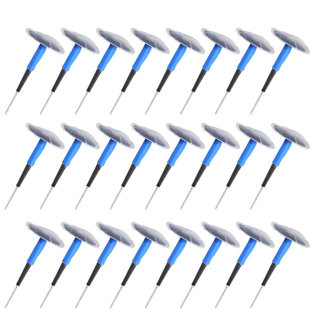Spptty Plug Patch Gum,24 pcs Car Motorcycle Universal Tubeless Tire Puncture Repair Mushroom Plug Patch Gum,Plug Patch
