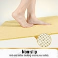 thumbnail image 6 of HITSLAM Shower mat Non Slip,24 x 32 Bathtub Mat Non Slip with Drain,Soft PVC Loofah Shower Bath Mat for Tub,Quick Drying Bathroom Shower Mat,Beige, 6 of 9
