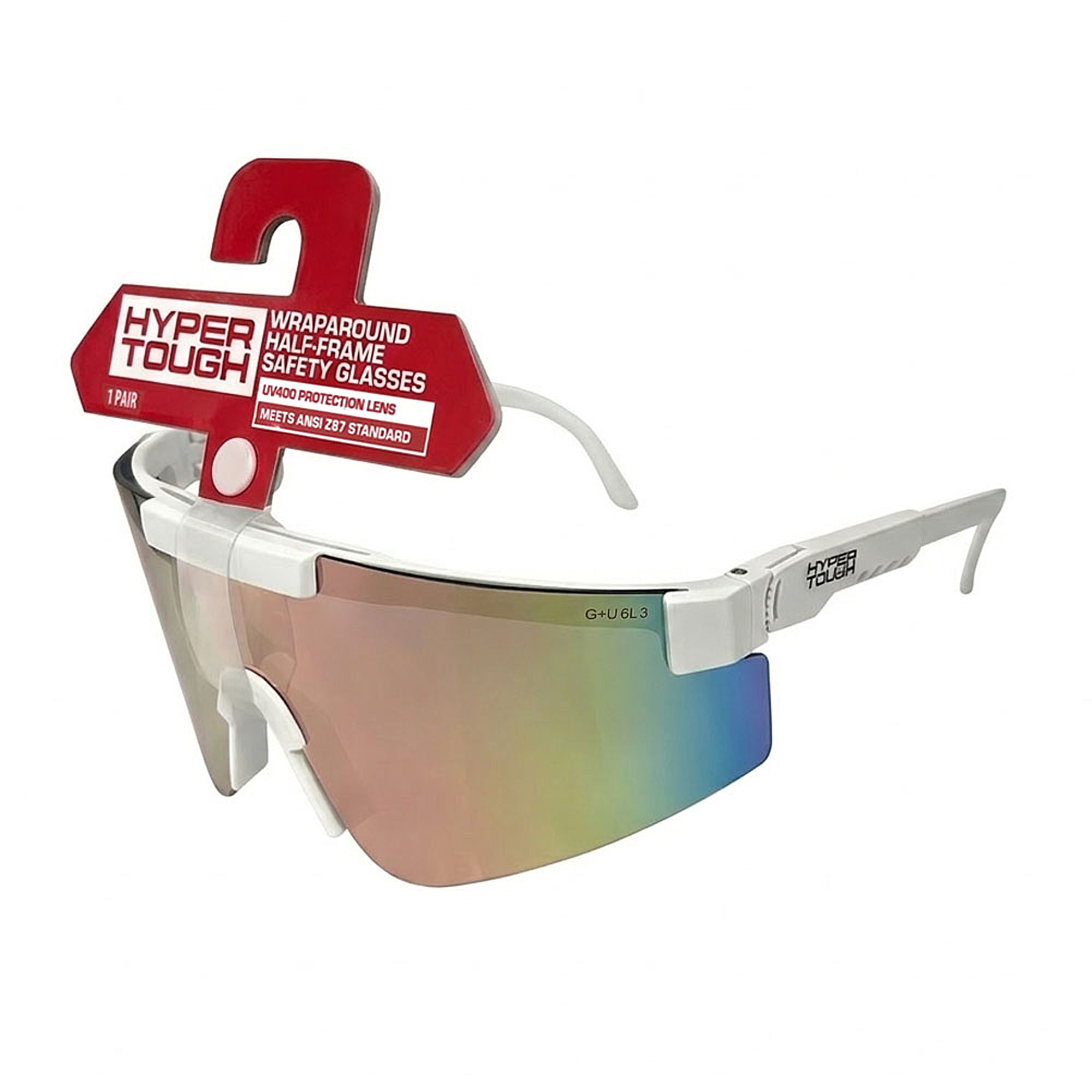 Hyper Tough Wraparound Safety Glasses with Anti-Scratch Coating photo 7