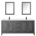 thumbnail image 7 of Wyndham Collection Wcv252580d-Qtz-Unsmed Daria 80" Free Standing Double Basin Vanity Set -, 7 of 7