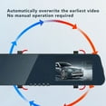 thumbnail image 5 of Ikohbadg 12inch Mirror Dash Cam Camera, HD1080p Smart Camera Rearview Mirror For Cars & Trucks, Front And Rear View Dual Cameras, Night Vision, Parking Assistance, 5 of 8