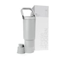 thumbnail image 1 of Botella de agua Simple Modern Trek Pivot de 1,2 L con asa, color gris hielo, 1 of 8