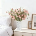 thumbnail image 4 of Under $3 Artificial Dandelion Ball Bouquet 3-Fruit Dandelion Ball Pvc For Living Room Vase Filler Wedding Arch Arrangement Pink (1Pc), 4 of 7