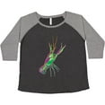 thumbnail image 3 of Inktastic Mardi Gras Crayfish Artsy Women's Plus Size T-Shirt, 3 of 5