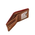 thumbnail image 2 of Billetera pequeña bifold Logan para mujer con RFID de Fossil, rojo granate, 2 of 5