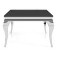 thumbnail image 3 of Furniture of America Alang Glam Glass Top Coffee Table in Black and Silver, 3 of 5