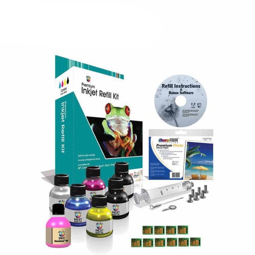 Universal Inkjet Ink Refill Kit for Kodak 30 with Chips