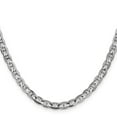 thumbnail image 2 of 14K White Gold Anchor Chain Styles Necklace 8 inch 3.75 mm Concave with Lobster Clasp 18 4.5, 2 of 4