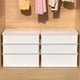 thumbnail image 5 of Organizador de ropa interior para mujer con 12 compartimentos y tapa, tejido transpirable, ideal para calcetines y bragas, ahorra espacio en el armario. Aestivo | Blanco | AESTIVO, 5 of 7