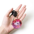 thumbnail image 5 of Naloa Pig Print Round Keychain Keychain Key Ring, Key Tag, Key Chain Bulk for Gift Accessories (Round), 5 of 7