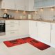 thumbnail image 2 of Juego de 2 alfombrillas de cocina de terciopelo de cristal con el logotipo del equipo de fútbol Browns, alfombrilla absorbente antideslizante para el hogar, el dormitorio y la cocina, 2 of 6