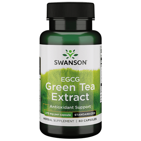 Swanson Egcg Super-Strength Green Tea 275 mg 60 Capsules