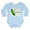 Sky Blue, variant on CafePress - Pickle2 Body Suit - Long Sleeve Cotton Baby Bodysuit