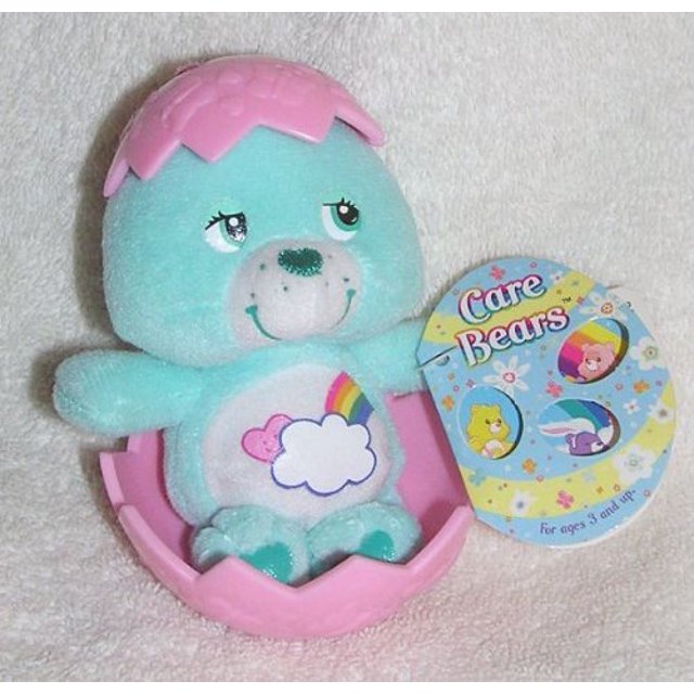 Care Bears 4 "Oso de peluche con corazón tímido en huevo de Pascua rosa Play Along 68720300