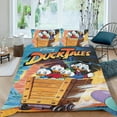 thumbnail image 2 of PatoAventuras Conjunto de sábanas temático, trío de piezas, cómodo y amigable con la piel, diseño único, regalo de decoración para el hogar para familiares, amigos y fans,140cm *210cm, 2 of 6